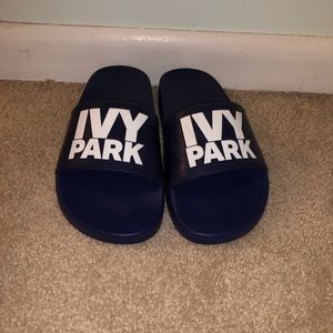 NWOT Ivy Park Slides